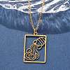 304 Stainless Steel Necklace NJEW-D330-01G-11-5