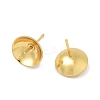 Brass Stud Earring Findings KK-A300-29D-G-2