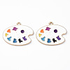 Alloy Enamel Pendants LS-PALLOY-T078-07-2