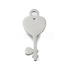 304 Stainless Steel Charms STAS-U041-07P-1