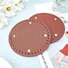 PU Leather Flat Round Bag Bottom FIND-CA0001-11J-5