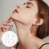 80Pcs 4 Colors Eco-Friendly Plastic Earring Hooks STAS-FH0002-15-7