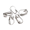 316 Surgical Stainless Steel Clip-on Earring Findings FIND-WH0044-26P-2