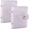 2Pcs PVC Mini Photocard Holder Book AJEW-SP0002-20A-04-1