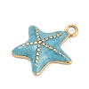 304 Stainless Steel Enamel Pendants STAS-I325-062G-02-2