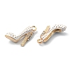 2Pcs Alloy Enamel Stilettos Pendants ENAM-YW0002-30B-2