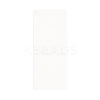 Transparent Acrylic Big Blank Pendants TACR-F005-19-2