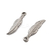 304 Stainless Steel Pendants STAS-E446-08P-2