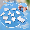 Triangle/Polygon/Rectangle/Horse Eye/Rhombus Acrylic Connector Charms MACR-PH0001-85A-4