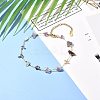 10Pcs Natural Mixed Gemstone Chip Beaded Anklets Set AJEW-PH0004-76-7