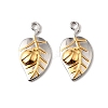 304 Stainless Steel Pendants STAS-Z145-01GP-01-1