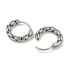 316 Surgical Stainless Steel Hoop Earrings EJEW-D096-19I-AS-2