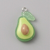 Translucent Resin Pendants RESI-WH0022-02B-1