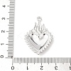304 Stainless Steel Pendants STAS-D129-10D-P-3