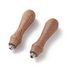 (Defective Closeout Sale: Crooked Screw Head) Pear Wood Handle AJEW-XCP0001-84-2