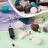 Natural & Synthetic Mixed Gemstone Pendants G-TA0001-21-3