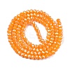 Electroplate Glass Beads Strands EGLA-A044-P2mm-A29-3