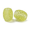 Transparent Resin European Jelly Colored Beads RESI-B025-01A-04-2