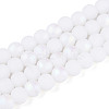 Frosted Opaque Glass Beads Strands LS-GLAA-T032-P6mm-MBB02-2