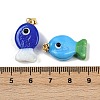 Handmade Lampwork Pendants X1-LAMP-A007-01G-01-3