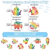 16Pcs 8 Styles Ocean Theme Transparent Resin Pendants RESI-YW0004-97-3