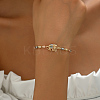 French Classic Style Brass Micro Pave Clear Cubic Zirconia Elephant Link Bracelets for Women LS-JM7505-4-1