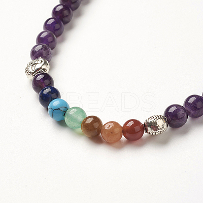 Yoga Chakra Jewelry LS-BJEW-G554-05G-1