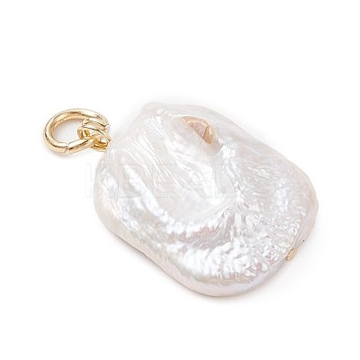 Natural Cultured Freshwater Pearl Pendants PALLOY-JF04281-1