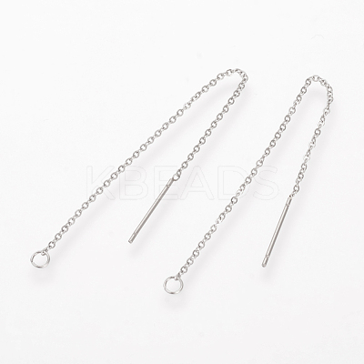 Tarnish Resistant 304 Stainless Steel Earring Findings STAS-S070-01-1