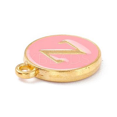 Golden Plated Alloy Enamel Charms ENAM-Q437-14Z-1