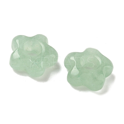 Natural Green Aventurine European Beads G-C252-02H-1