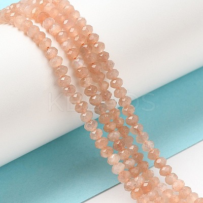 Natural Sunstone Beads Strands G-F460-02-1