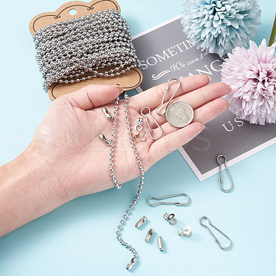 DIY Ball Chains Jewelry Making Kits DIY-TA0008-43P-1