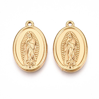 304 Stainless Steel Pendants STAS-N109-123G-1