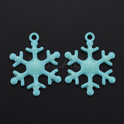 Spray Painted Alloy Enamel Pendants LS-X-ENAM-N055-036F-NR-1