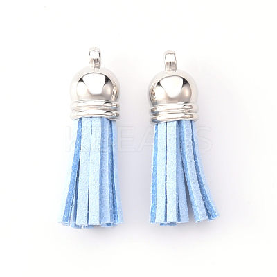 Faux Suede Tassel Pendant Decorations X-FIND-R095-012P-1