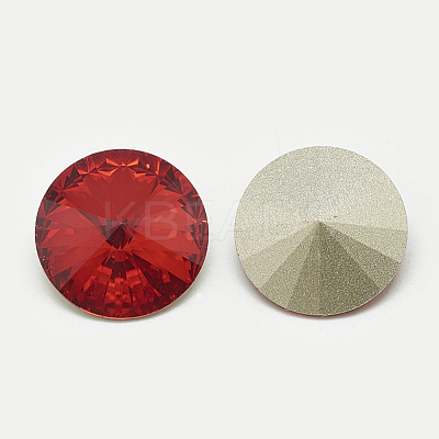 Pointed Back Glass Rhinestone Cabochons RGLA-T086-16mm-07-1