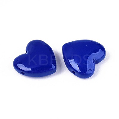 Dyed & Heated Imitation Jade Glass Beads GLAA-T023-44J-1