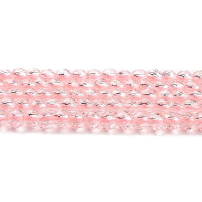 Transparent Glass Beads Strands GLAA-H021-03-07-1