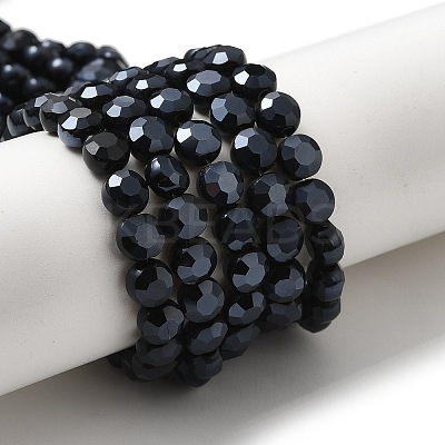 Electroplate Glass Beads Strands EGLA-D019-35A-1
