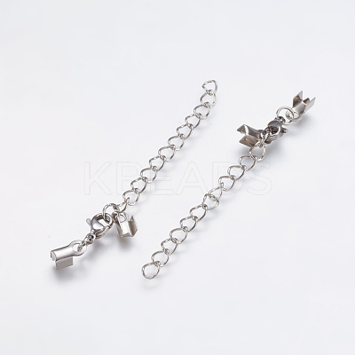 Tarnish Resistant 304 Stainless Steel Chain Extender STAS-L201-17P-1