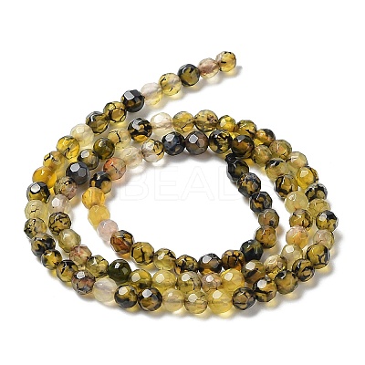 Natural Agate Beads Strands G-Q1000-02C-1