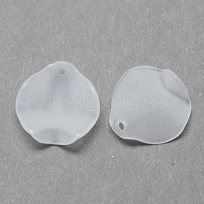 Transparent Acrylic Pendants FACR-R015-15x15mm-10-1
