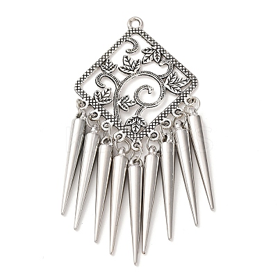 Tibetan Style Alloy Big Pendants FIND-G098-06AS-1