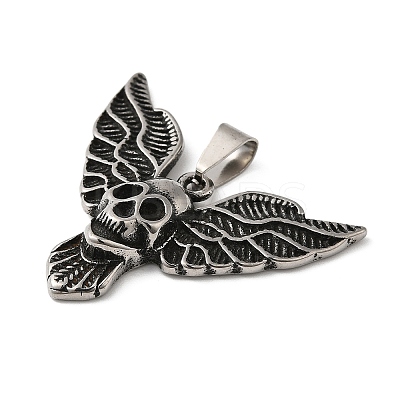 304 Stainless Steel Pendants STAS-Z045-03D-AS-1