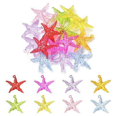 50g Transparent Acrylic Pendants TACR-YW0001-70-1