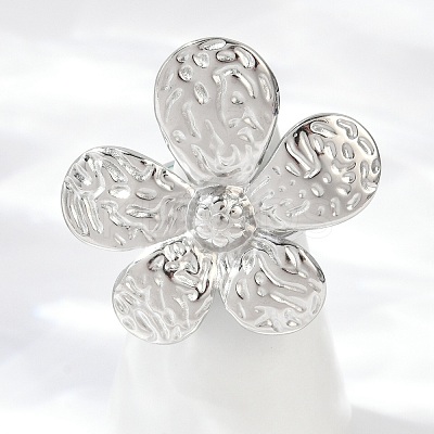 304 Stainless Steel Cuff Rings RJEW-D306-07P-1
