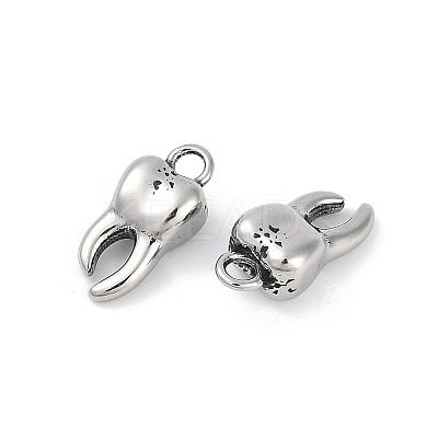 316 Surgical Stainless Steel Pendants STAS-G349-15AS-1
