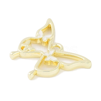 Rack Plating Alloy Enamel Pendants PALLOY-F018-15G-02-1