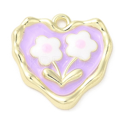 Alloy Enamel Pendants PALLOY-P294-04G-04-1